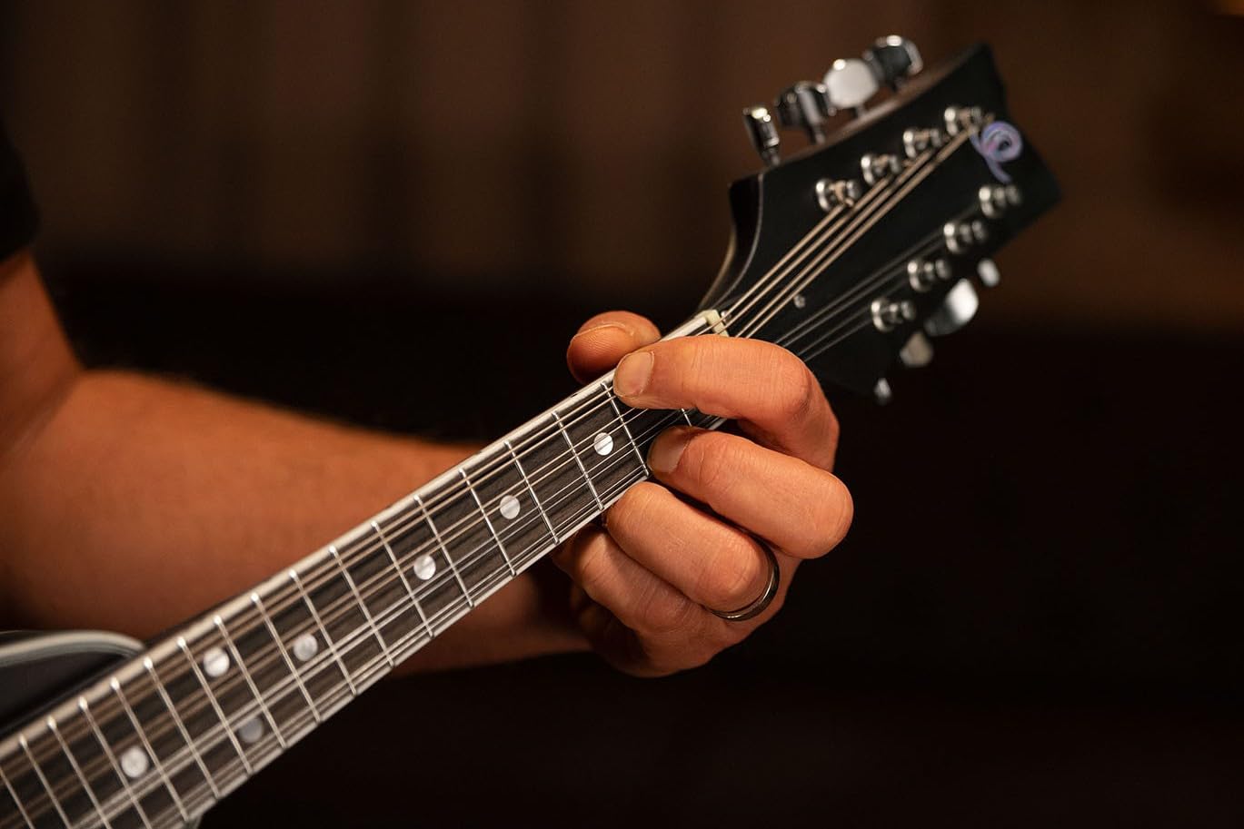 Ortega Guitars Mandoline Style A Acoustique – Ouïes en F – Série Americana – Épicéa/Érable, Marron (RMA30-WB)