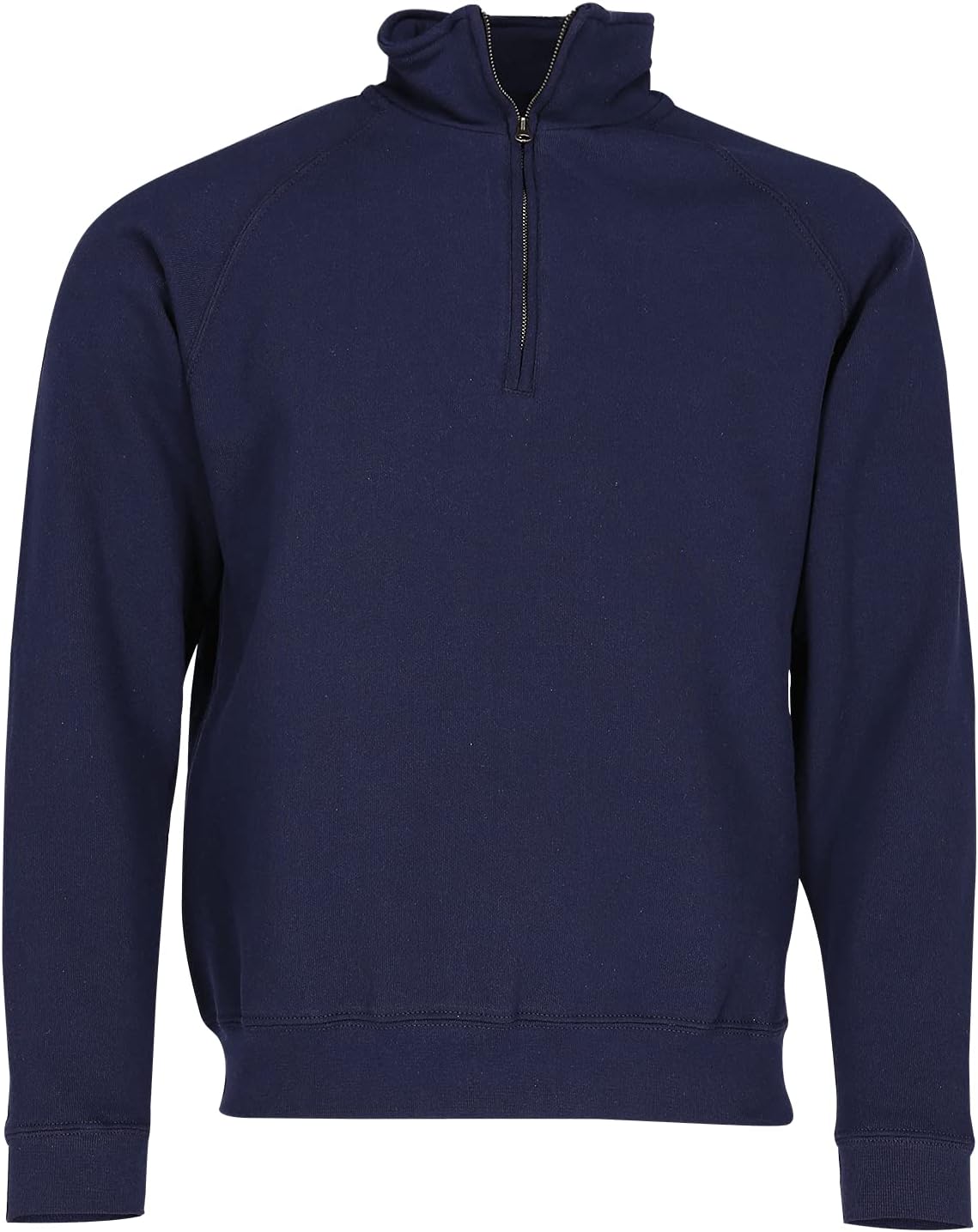 Men's Zip Neck Sweat Sweatshirt (Pack of 1)