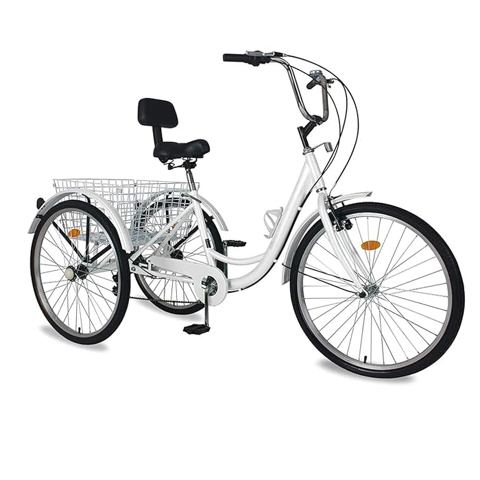 Buy 3 Wheel Bikes Adult Tricycles 7 Speed Adult Trikes ThreeWheeled