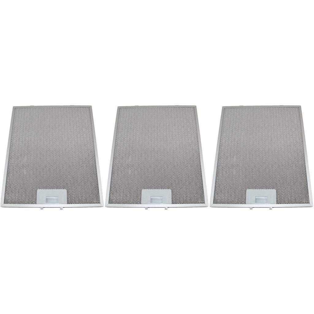 Cooker Hood Metal Grease Filters Pack of 3 compatible with Creda Hotpoint