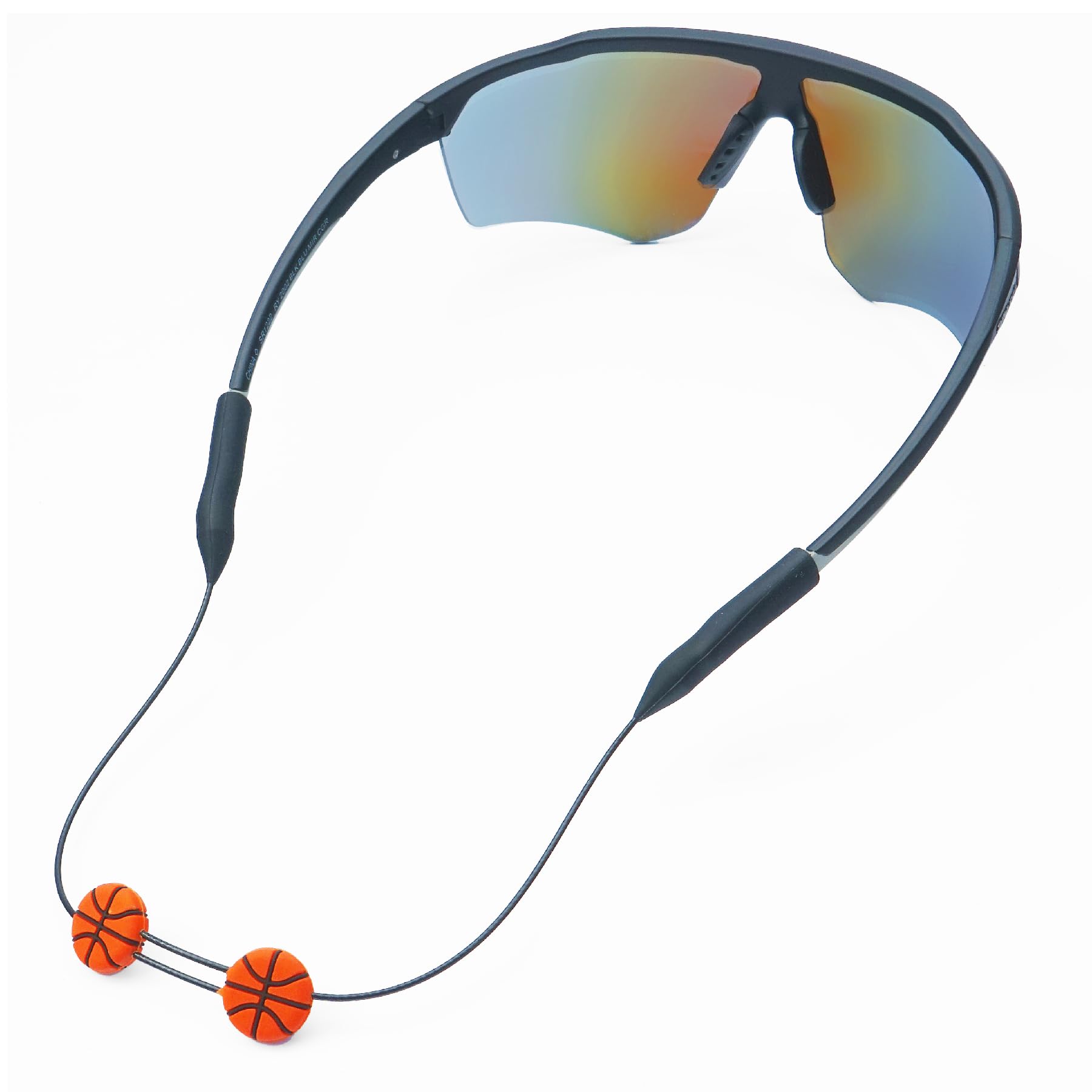 Pilotfish Basics Correa para gafas, soporte para gafas sin cola, correa ajustable para gafas para niños, soporte antideslizante para gafas deportivas, baloncesto, baloncesto de 12 pulgadas