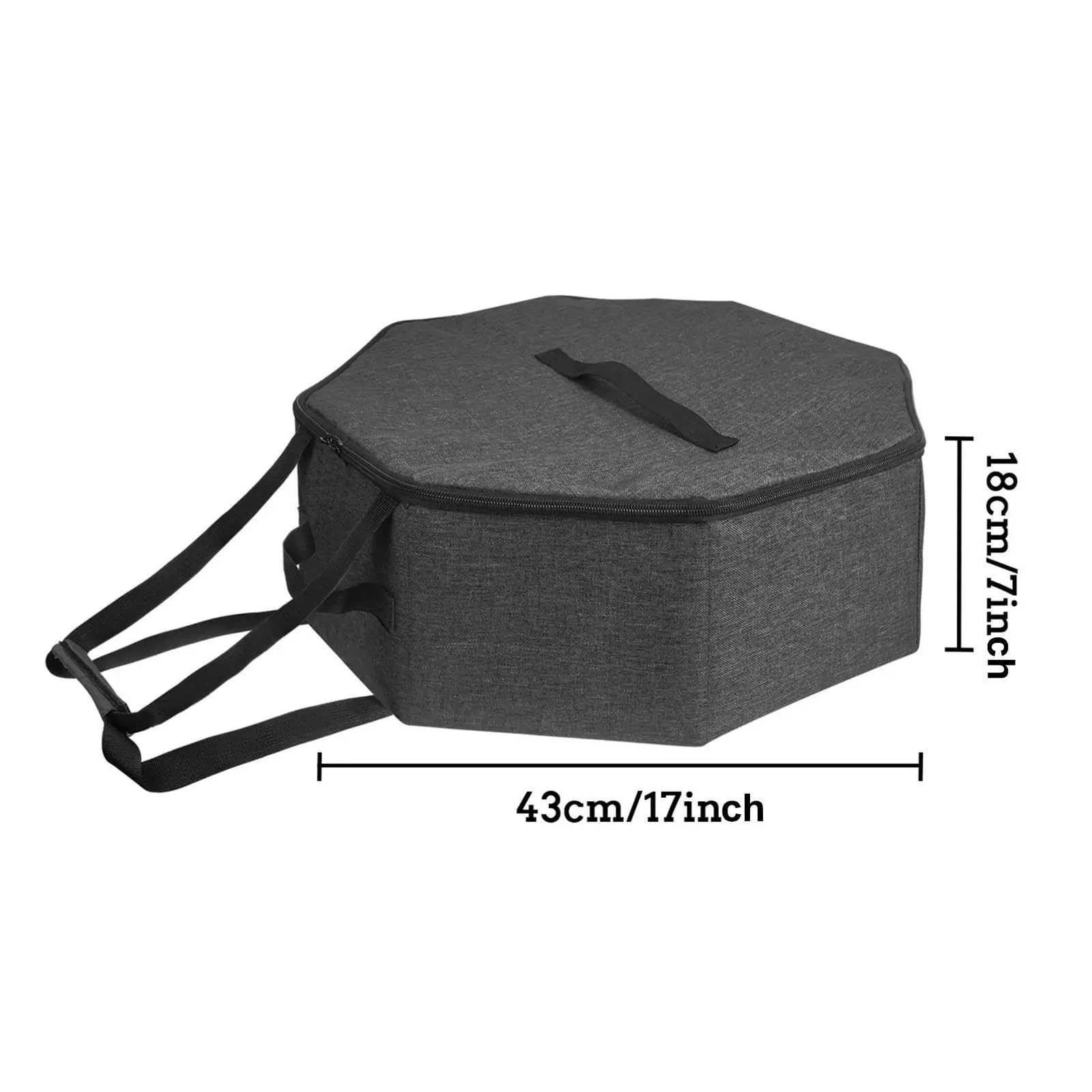 Caja de almacenamiento for sombreros, caja for for viajes con cremallera asas transporte, organizador gorras vaquero for hombres y mujeres Para Sombrero