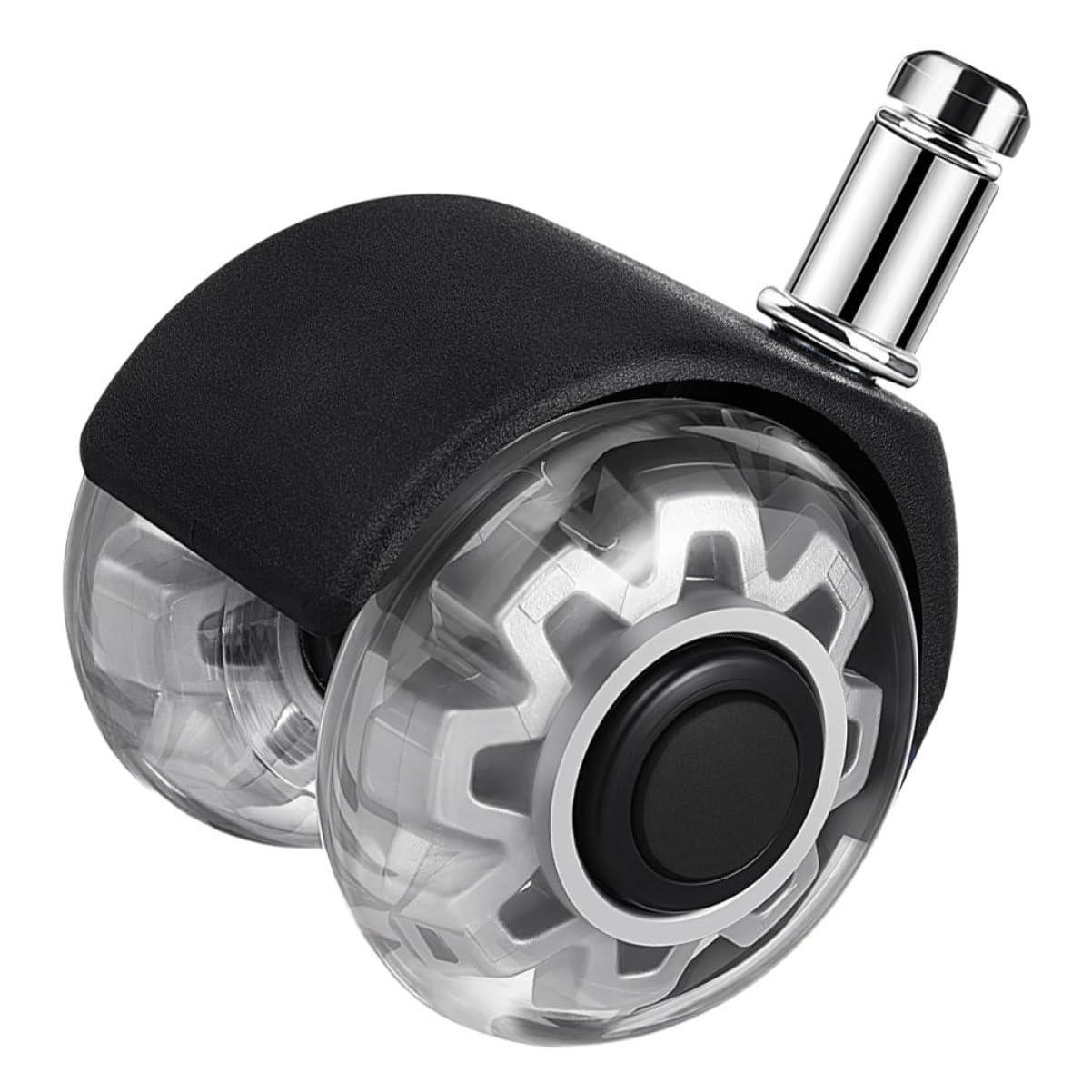 DINHEAROM Ruedas de Reemplazo para Sillas de Oficina de Rueda Giratoria Silenciosa Compatible con Muebles Pesados y Escritorios de Instalar y Usar Material Resistente y Duradero Diseño que