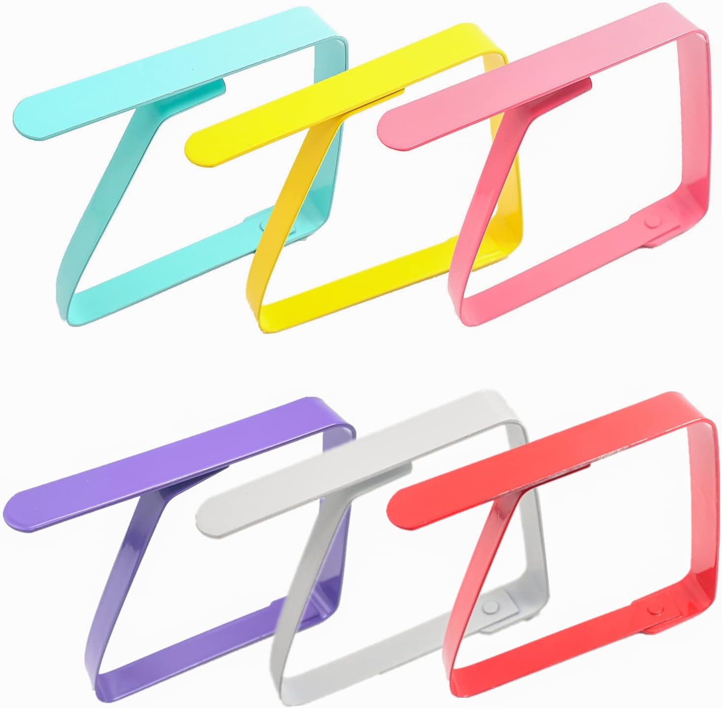 Mannli 6PCS Outdoor Tablecloth Clips Large Table Cover