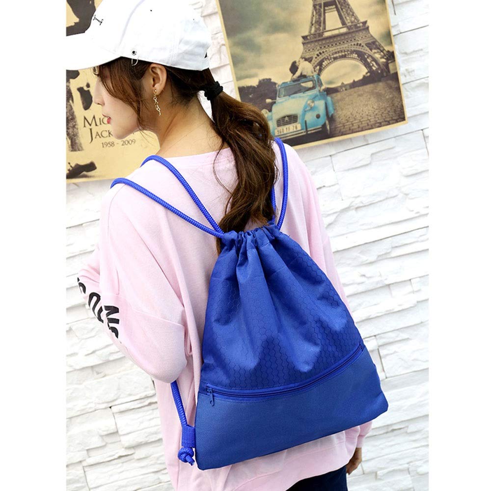 Zaino da uomo con coulisse, tasca con coulisse, borsa da basket, per uomo e donna, borsa da calcio all'aperto, borsa sportiva, zaino sportivo da palestra o in viaggio