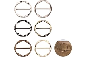 6Pcs Fashion Ring Clips For Clothing & Tshirts