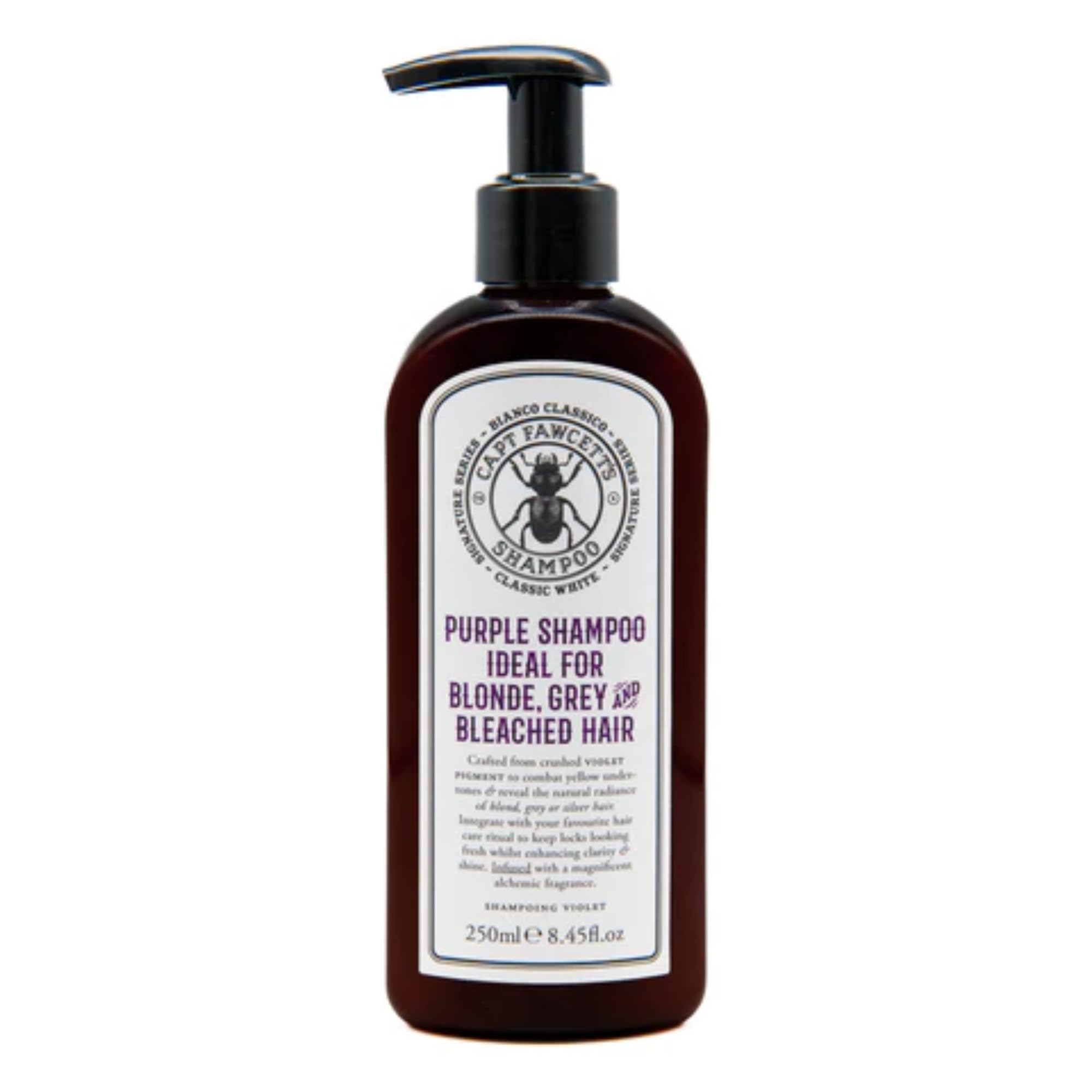 Captain Fawcett Shampoo Bianco Classico Purple Shampoo