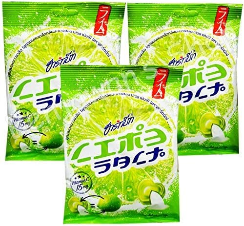 Lime Salt Candy 100 g.(Pack of 3) // Ship By Benjawan Shop