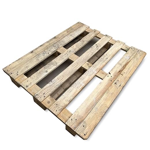 MUNTRADE Palet Europeo 80 cm x 120 cm | Palets Madera sin lijar ni barnizar, para decoración, Handmade Sofa, Cama, Mesa, estructuras, 1 unidad
