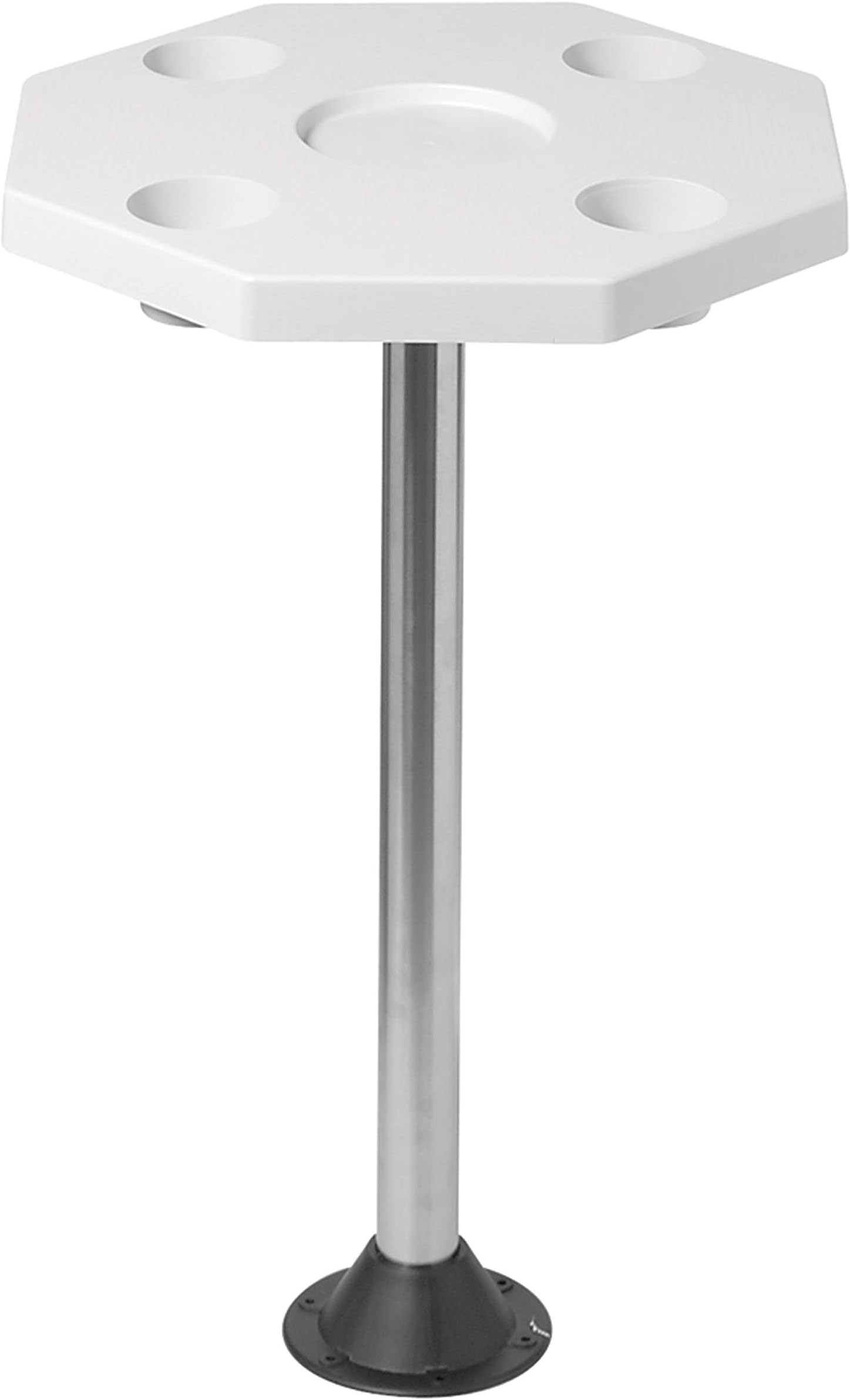 12-1108C Removable Octagonal Marine/RV Table , White