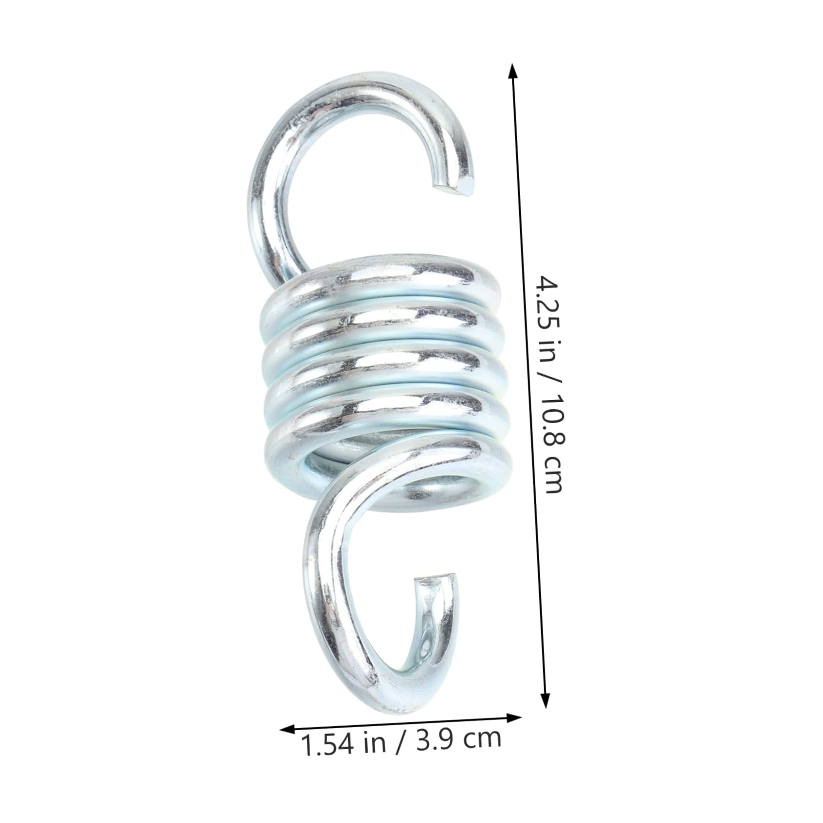 BEBEMOKO Heavy Duty Swing Spring for Hanging Chair Porch Swing Hooks 7mm Stainless Steel Dual Swivel Hooks for Hammock Chairs