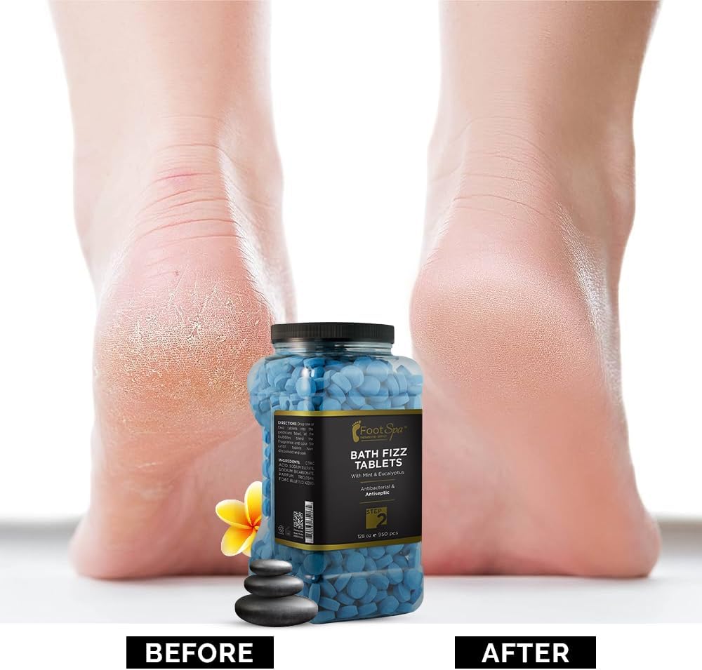Bath Fizz, Mint & Eucalyptus - Soothing Aromatherapy for Relaxation - 128 Ounces - Image 5