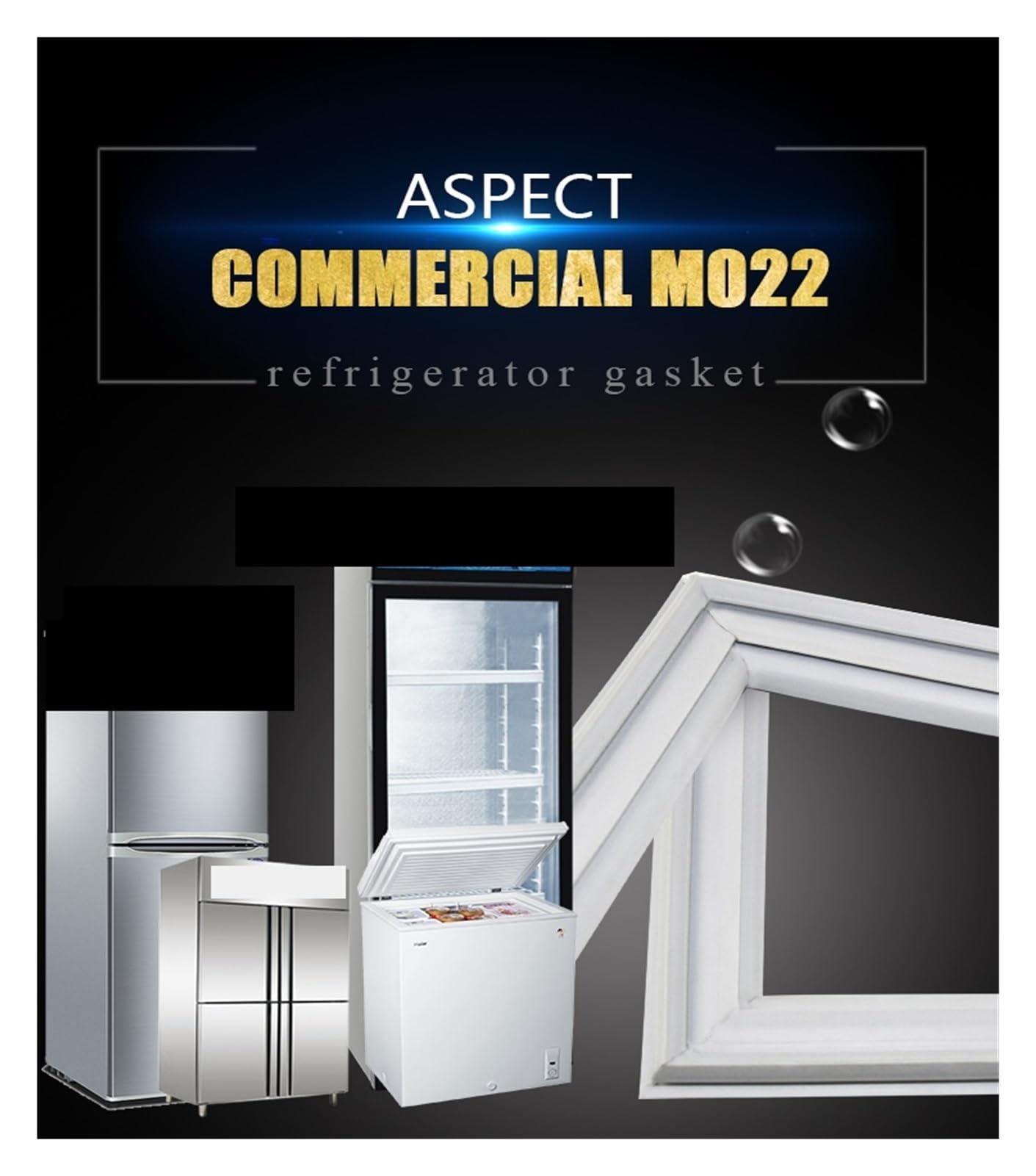 Kit De Sello De Puerta De Refrigerador Resistente Al Frío (1-11 M) - Junta De Goma Impermeable For Todos Los Modelos De Congeladores(9m)