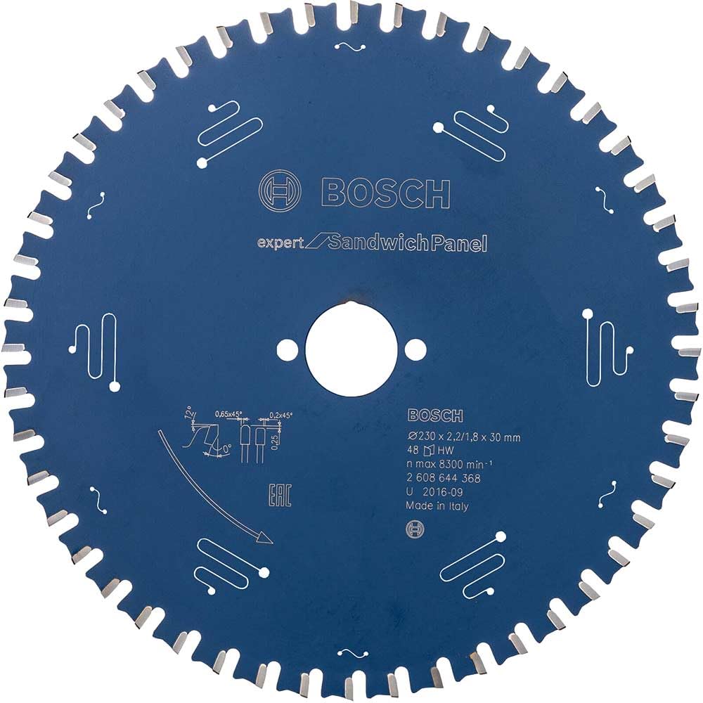 Bosch Professional 1x Lama per sega circolare Expert for Sandwich Panel (per pannelli sandwich, 230 x 20 mm, 40 denti, Accessorio Sega Circolare)