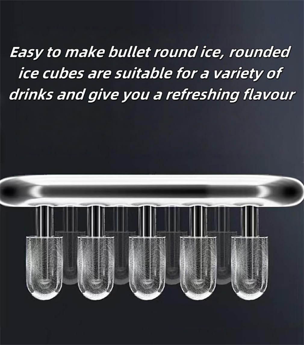 Wfglh Smart Small Home Ice Maker, Portable Mini Ice Maker, Intelligent Low Water And Full Water Alerts, Size Can Be Selected, For Home/Kitchen/Party(White) on Fridge.com - View 6