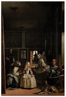 Diego Velazquez Las Meninas Canvas Art Poster And Wall Art Picture Print Modern Family Bedroom Decor Posters 12x18inch(30x45cm)