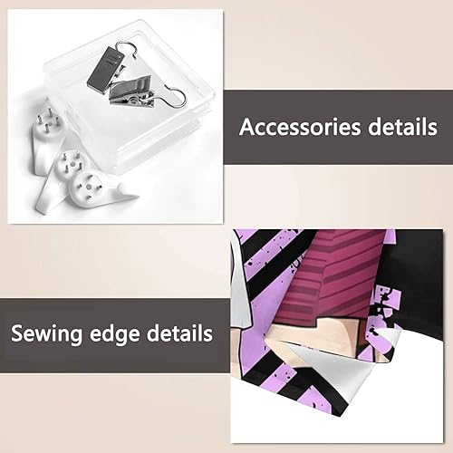 Miniatura 5 de Flokoo Komi Can'T Communicate Tapiz decorativo de pared colgante para sala de estar, dormitorio, cocina, dormitorio, hogar, 60 x 51 pulgadas