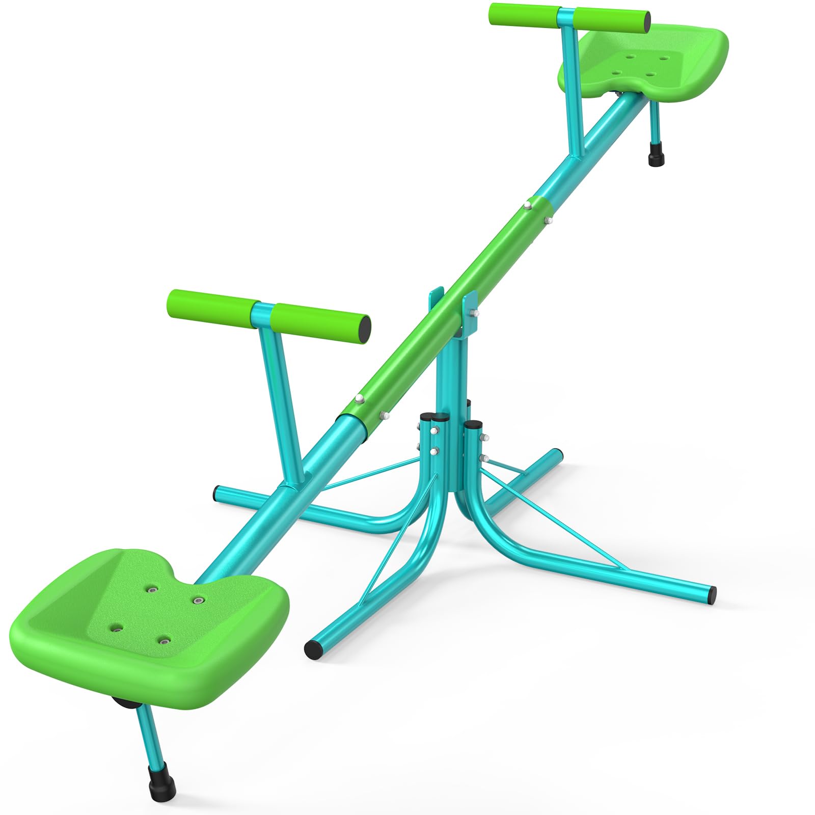 Teeter Totter for Kids, Sit and Spin Seesaw for Toddlers Age 3-9, Heavy Duty 2025 Upgraded Model for Indoor and Outdoor,360 Degree Rotation Seesaw, Outside Toys, Safety Certified