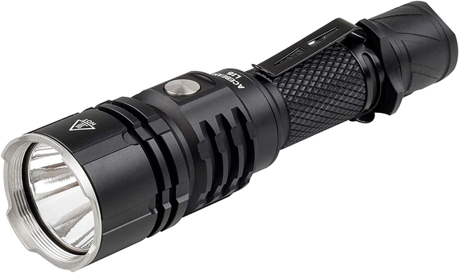 ACEBEAM L16 Handheld Security Flashlight 2000 Lumens, USB Rechargeable Battery- Cree XHP35 HI LED, High Performance