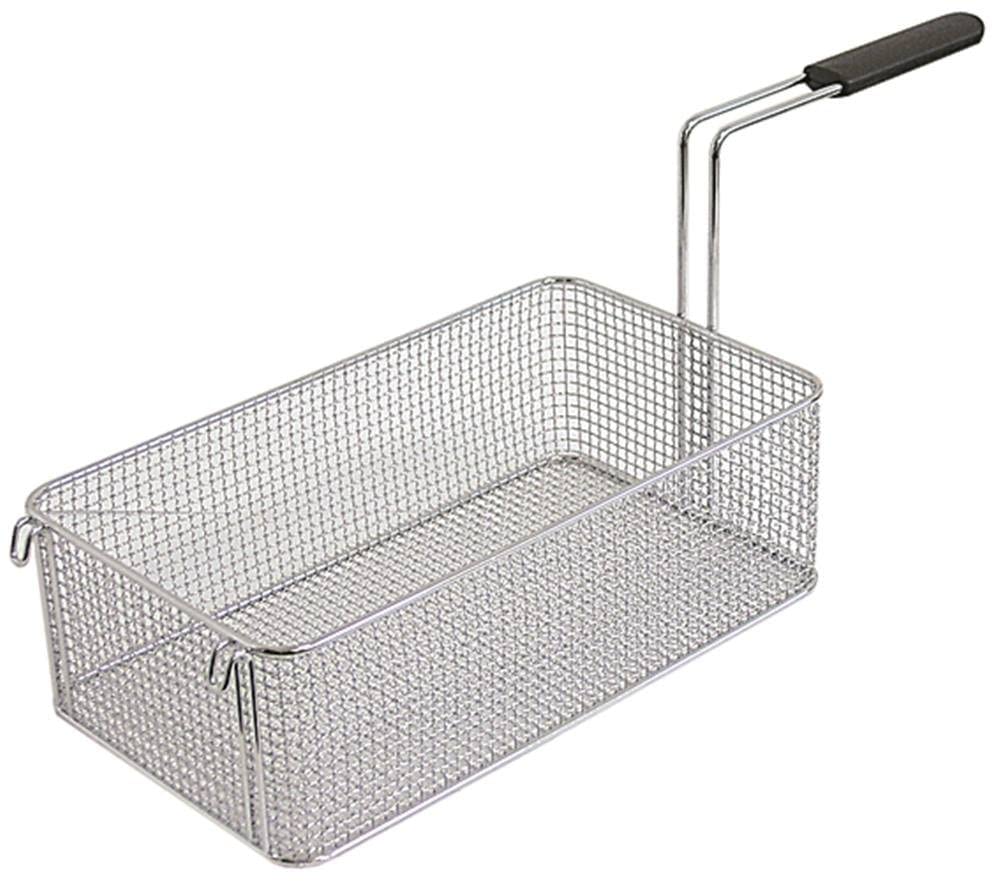 RO Linea Blanca ® Cesta Freidora Industrial Compatible Con Elframo Repagas Acero Inoxidable Mango Fijo Alto Medidas 215x375x120mm Repuesto Profesional Fritura Profunda Hosteleria Universal