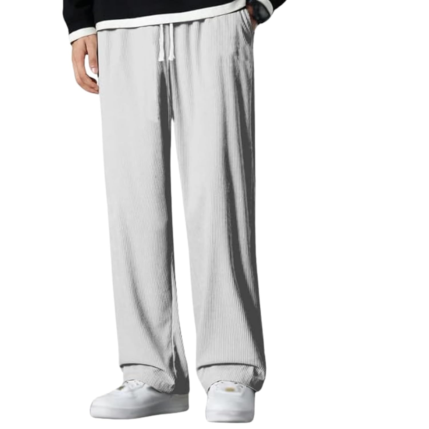 MiraMichi Trouser Pant for Men | Stylish & Comfortable Sports Trouser for Men | Loose Fit Poly Lycra Track Pants | Gym, Running & Casual Wear | Lightweight, Breathable & Stretchable