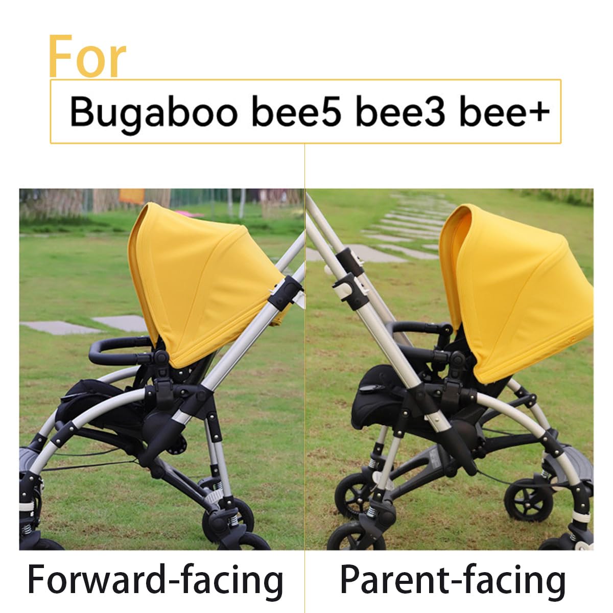 Paracolpi Per Passeggini, Bracciolo, Maniglia, Accessori Per Barra Trasversale Compatibile Per Bugaboo Bee3 / Bee5