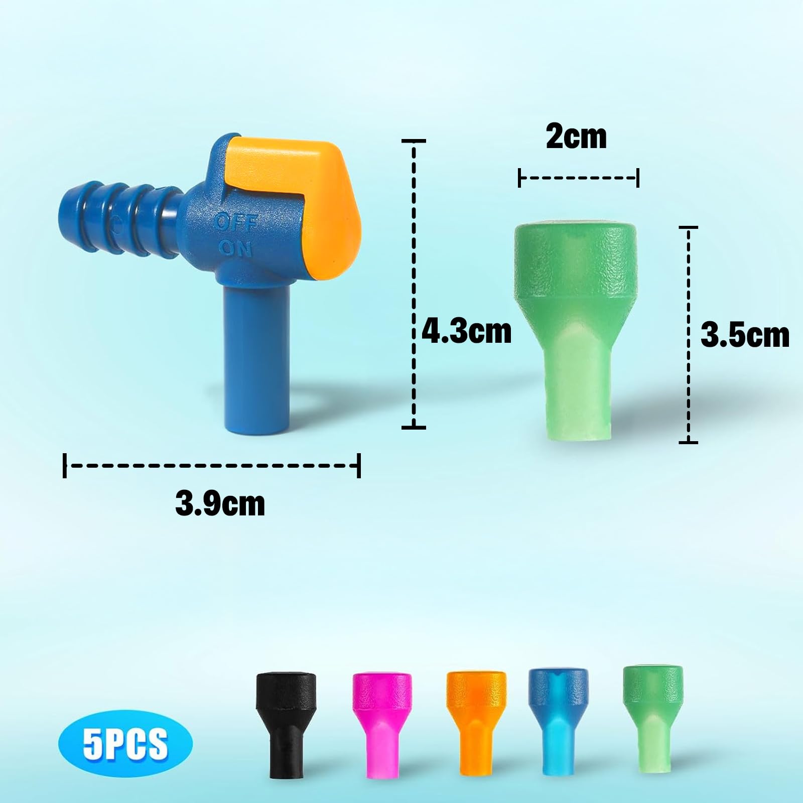 Valvola Morso,6 PCS Bocchini in Silicone,Valvola per Morso,Bite Valve,Tubo per Bevande da Ciclismo All'aperto,Ricambio Bocchino,per Il Serbatoio della Vescica di Idratazione dello Zaino