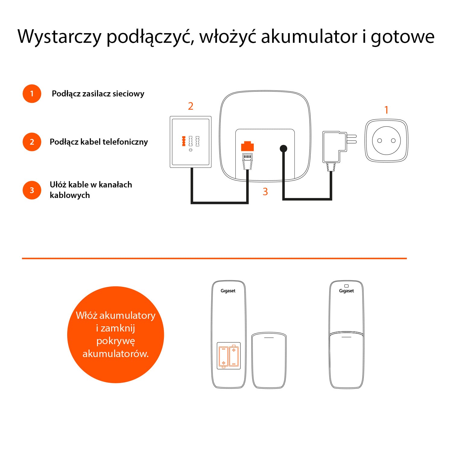 Gigaset DL580 - Telefon Przewodowy Bez Automatycznej Sekretarki Z Podświetlanym Wyświetlaczem - Duże Ergonomiczne Przyciski, Dodatkowy Przycisk Regulacji Głośności