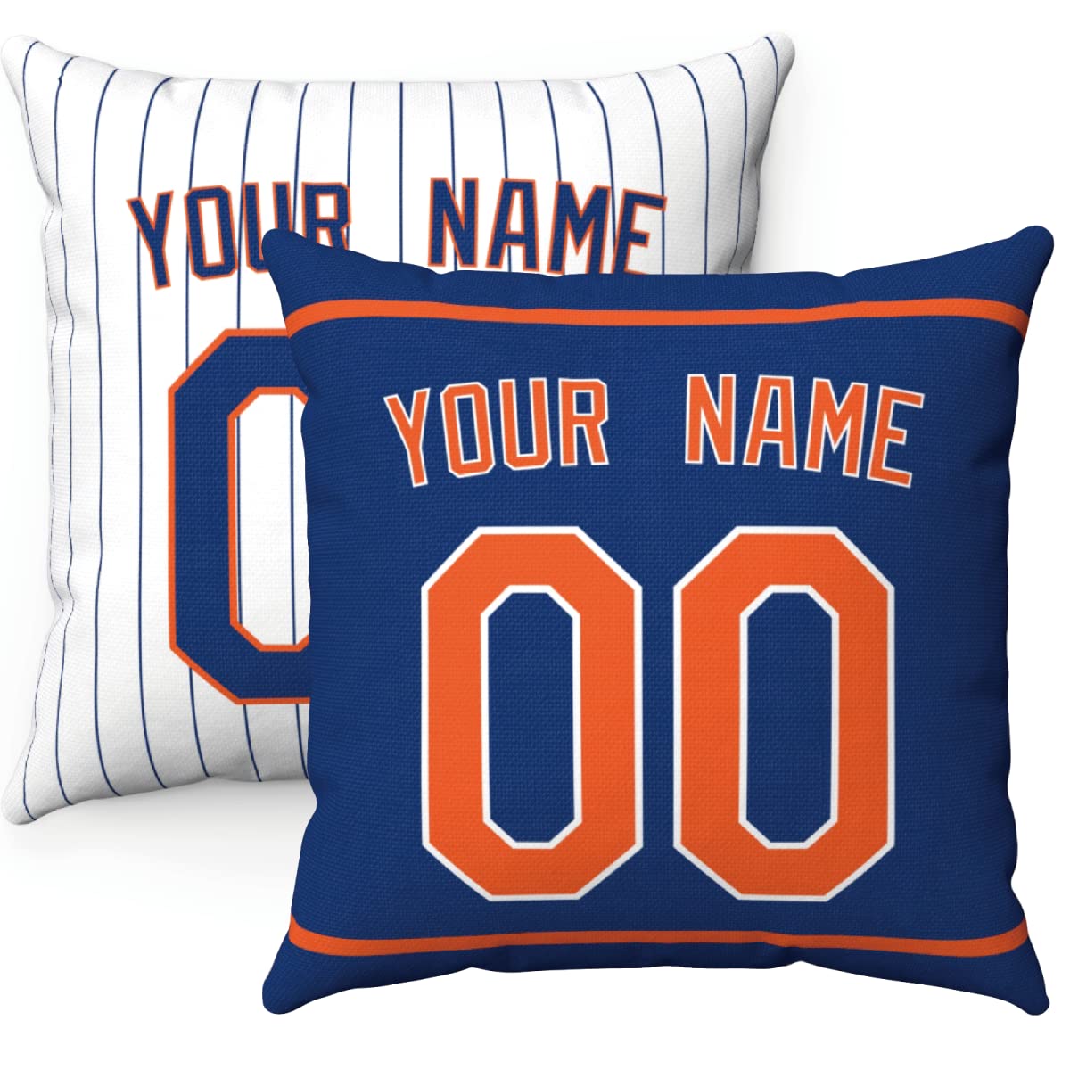 INAOO Throw Pillow Custom Any Name Number Personalized Gifts for New York