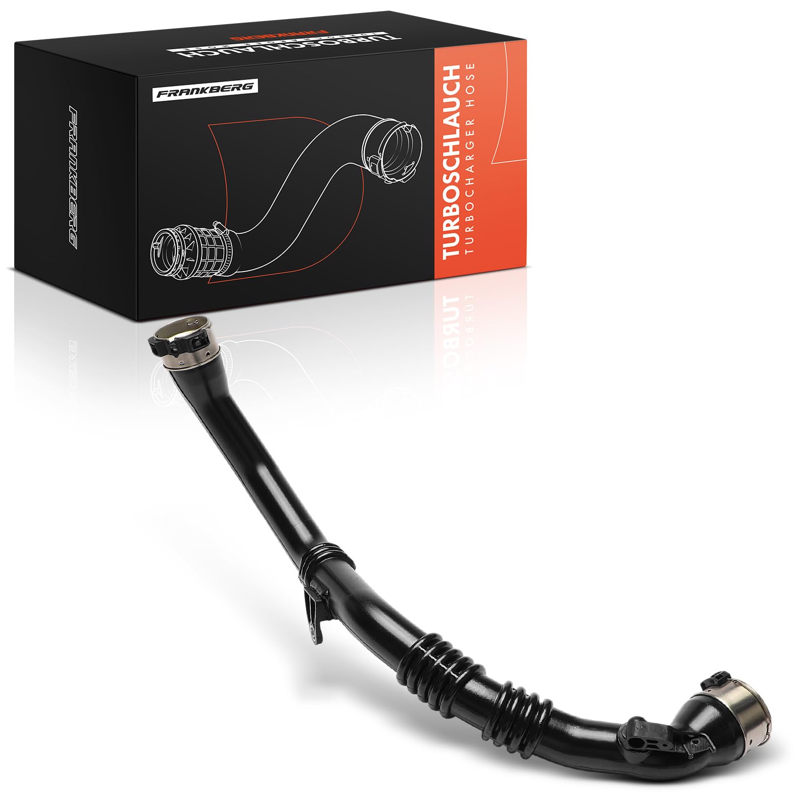 Frankberg Tubo flessibile dell'aria di sovralimentazione Compatibile con Dokker MPV KE 1.5L Clio IV BH 1.5L Duster HS 1.5L S.a.n.d.e.r.o II 1.5L LodG.Y JS 1.5L Replace# 144604599R