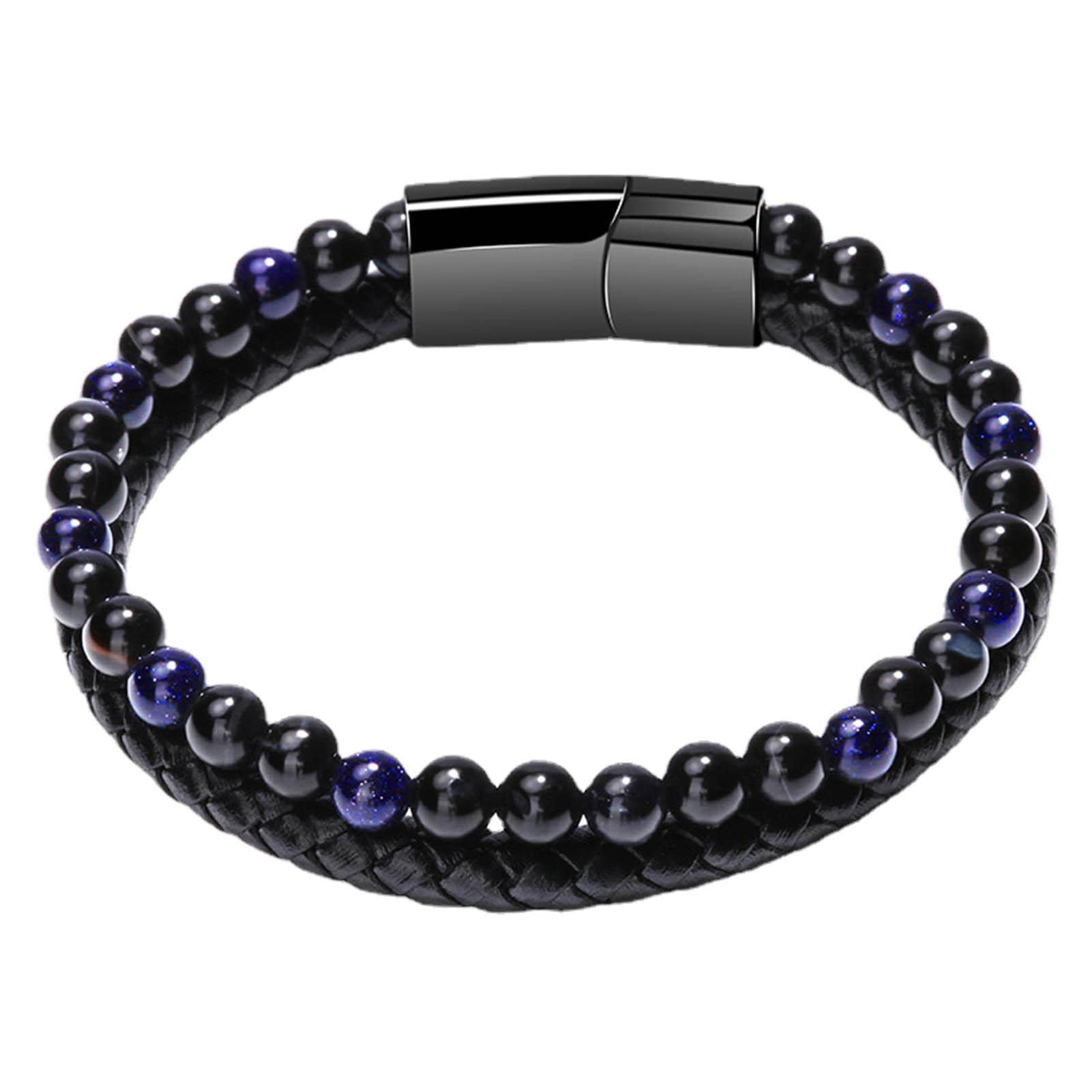 Humanic Pro MAX Hematie Beaded Bracelets, Humanic+ Pro Beaded Bracelets Hematite Bracelets For Women Natural Stone With Clasp
