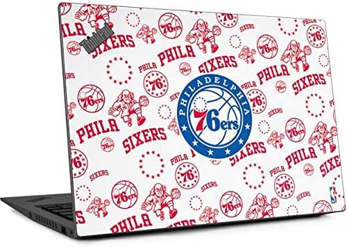 Skinit Decal Laptop Skin Compatible with Thinkpad X1 Carbon (6th Gen 2018) - Officially Licensed NBA Philadelphia 76ers Blast Design