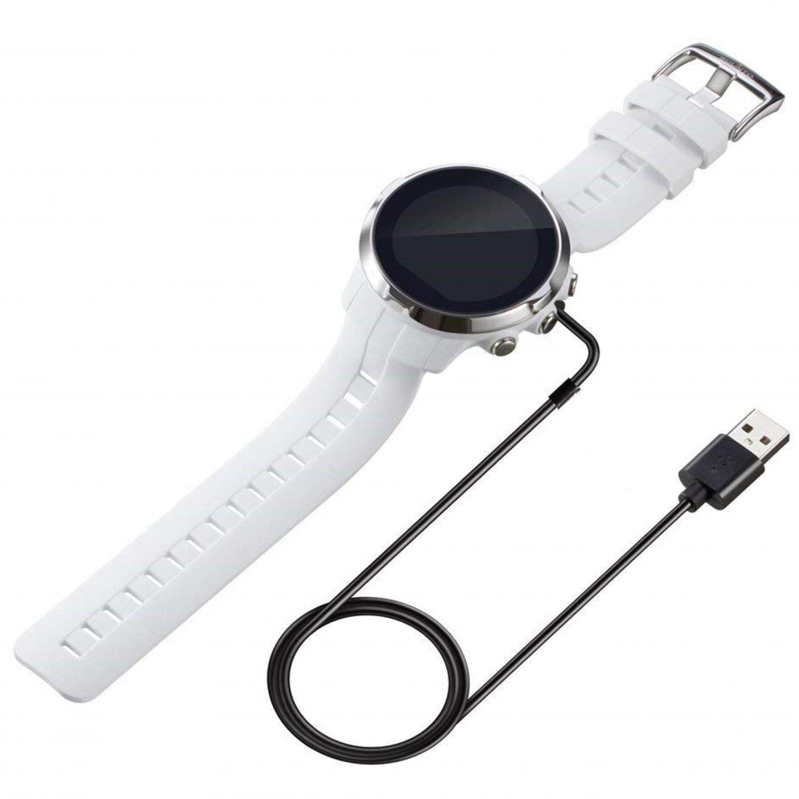 Szybka ładowarka 9 Baro do smartwatcha, kabel USB z dolnym gniazdem, czarna