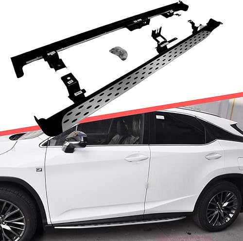 Estribos laterales aptos para Lexus RX 2016-2022 RX350 RX350L RX450L RX450hL Running Board Nerf Bar