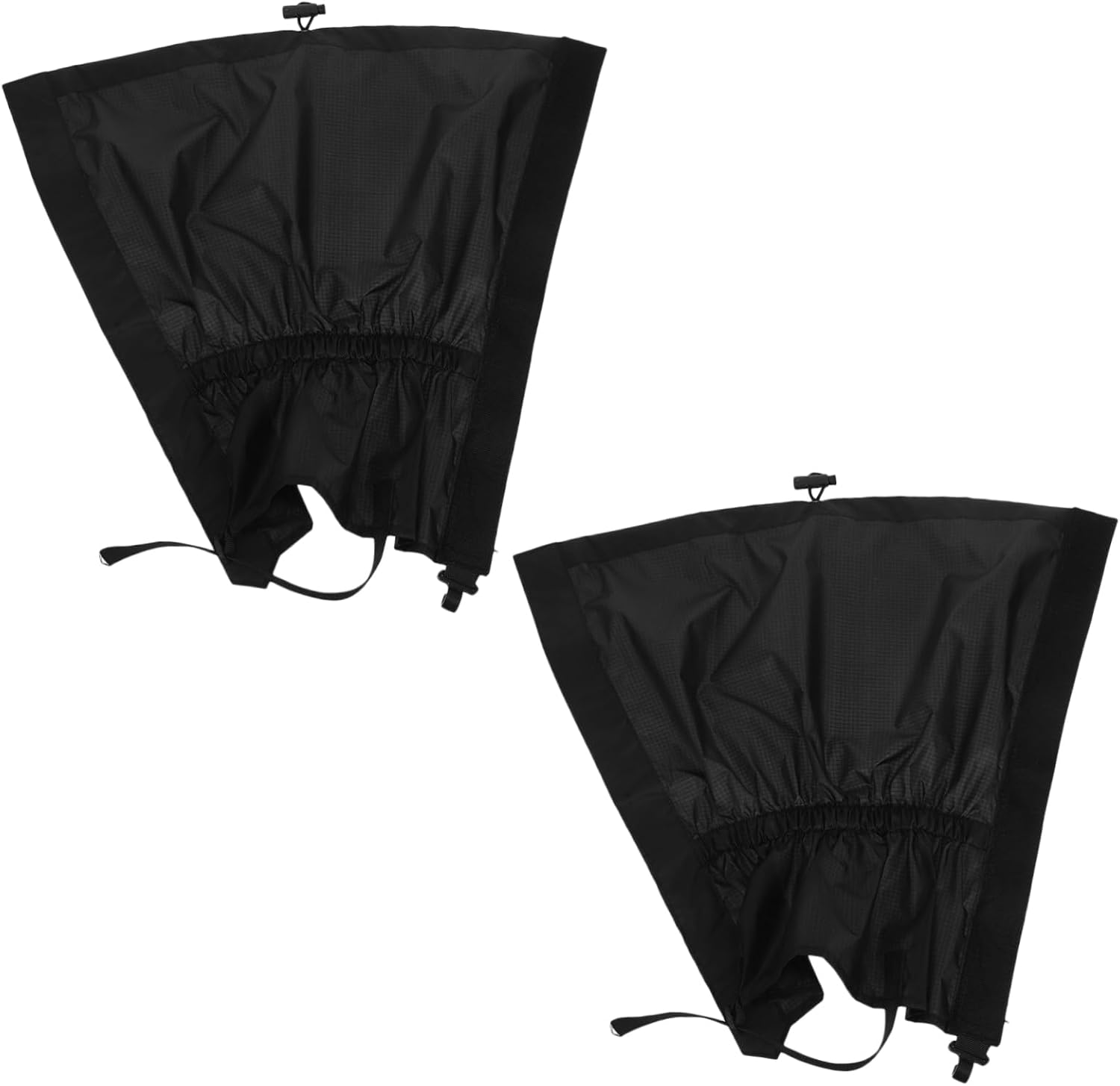 Zerodeko 2pcs Outdoor Shoe and Boot Covers Sand Leg Guards Boot Gaiters for Mud Mountain Climbing Leg Gaiters Mud Leg Gaiters Waterproof Leg Guards Rain Boot Covers for Shoes Black Nylon