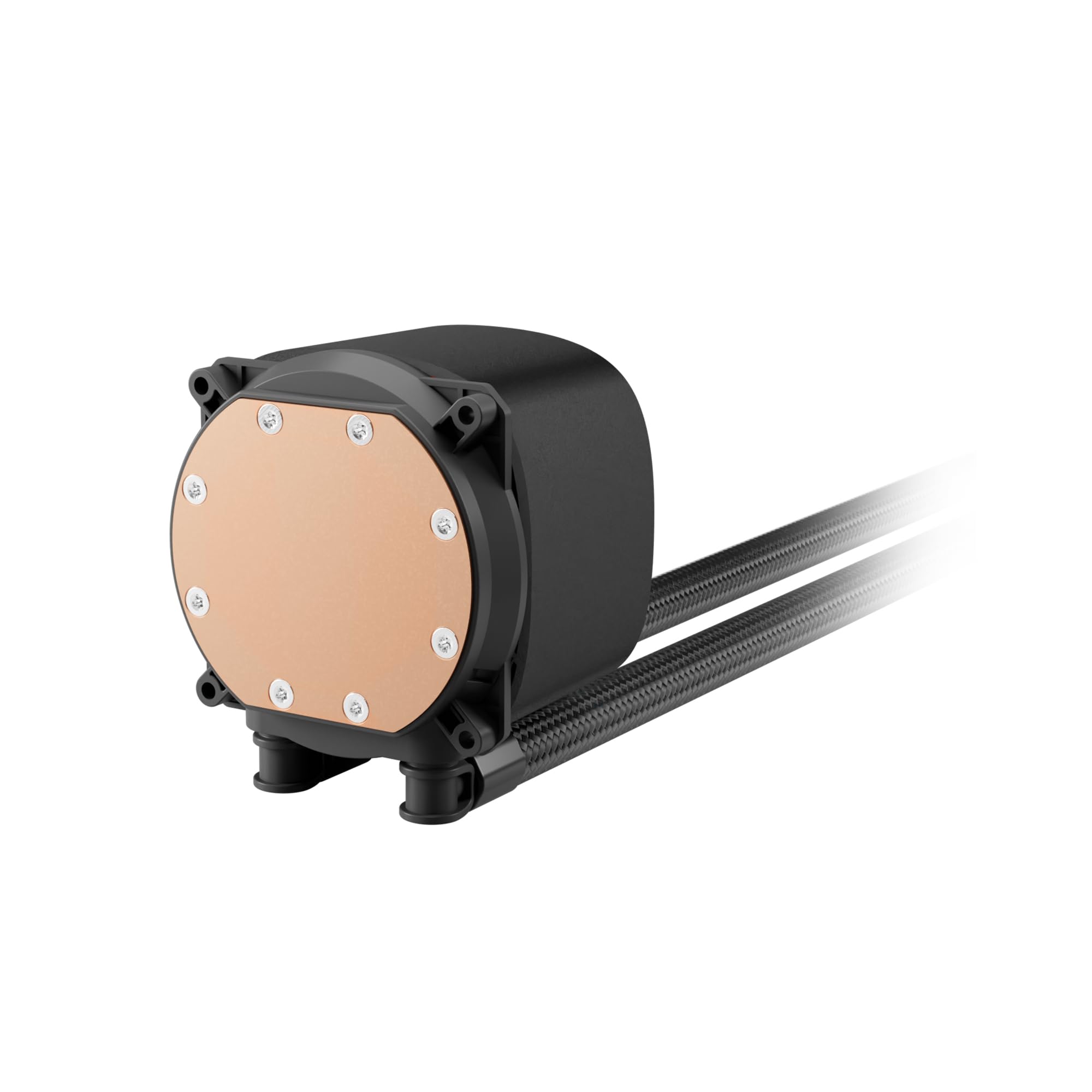 GAMDIAS Aura GL360 V2 AIO Refroidisseur liquide pour processeur 360 mm, conception de routage facile des câbles, pompe rotative à performance rotative, 3 ventilateurs PWM ARGB à faible bruit de 120 mm