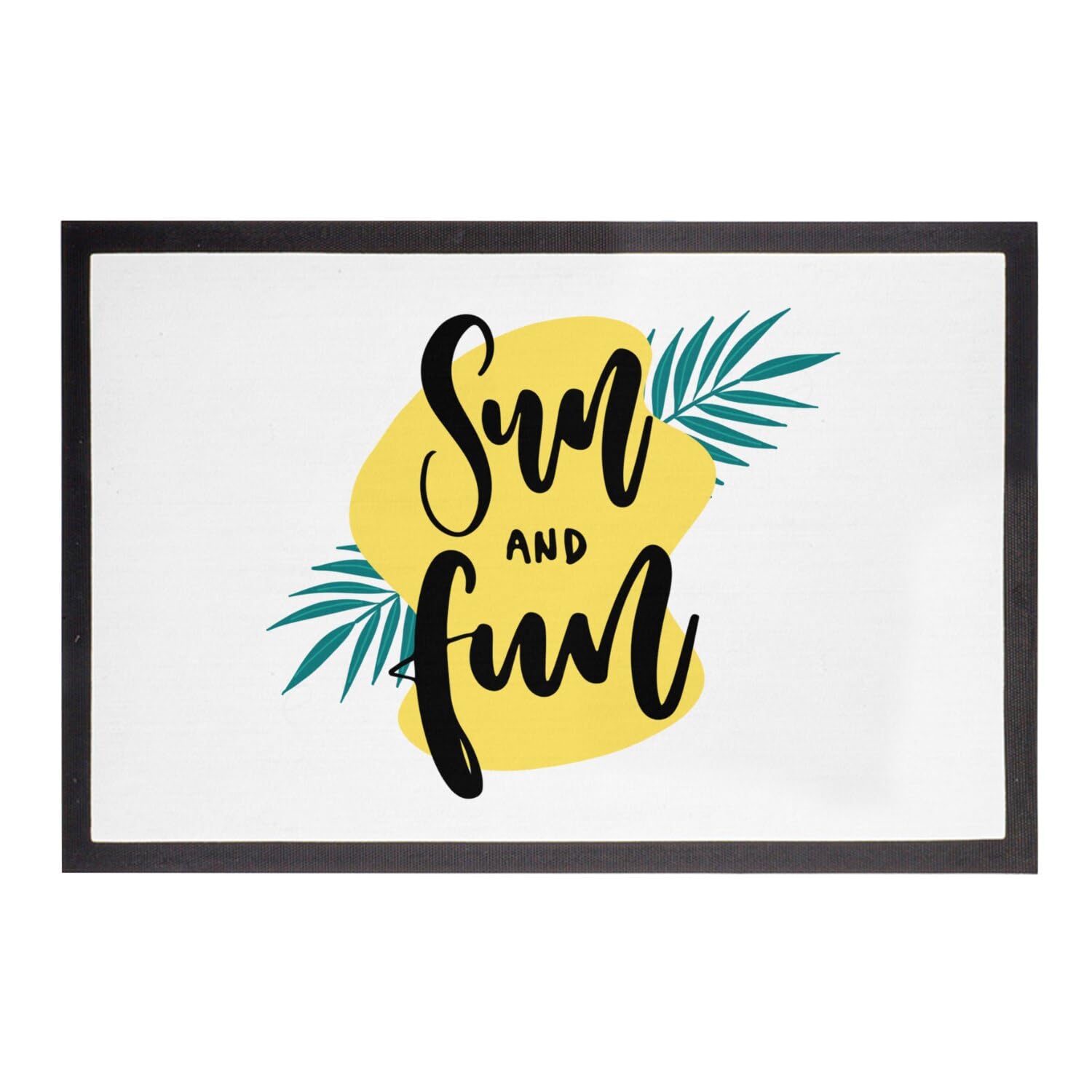 Paillasson Blanc Sun and Fun pour Prolonger l'Esprit des Vacances