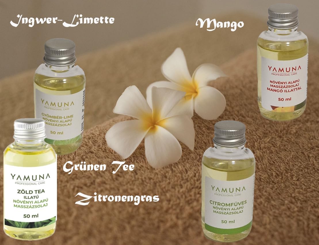 Coffret Huiles de Massage 800 ml (16x50 ml) – Huiles 100% végétales, cosmétique naturelle de Hongrie, idéal pour les thérapeutes.