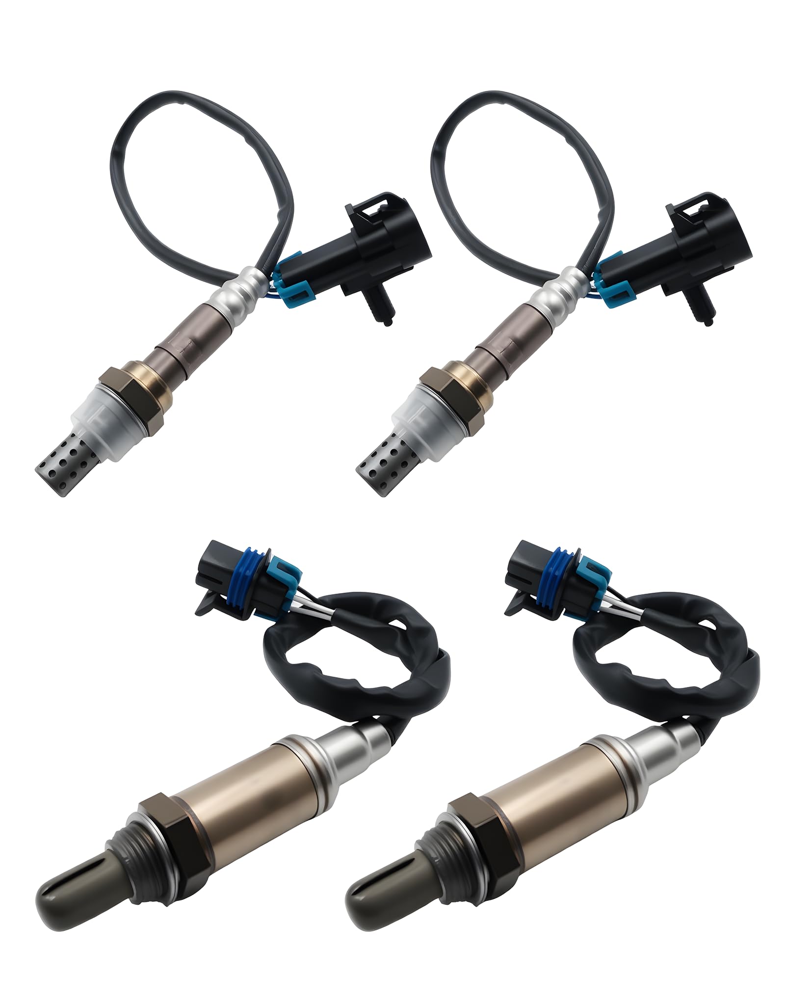 Oxygen O2 Sensor Upstream& Downstream Fits for Chevy GMC Avalanche Silverado Sierra 1500 Classic Suburban Yukon XL 1500 2500 Tahoe 4.3L 4.8L 5.3L 6.0L