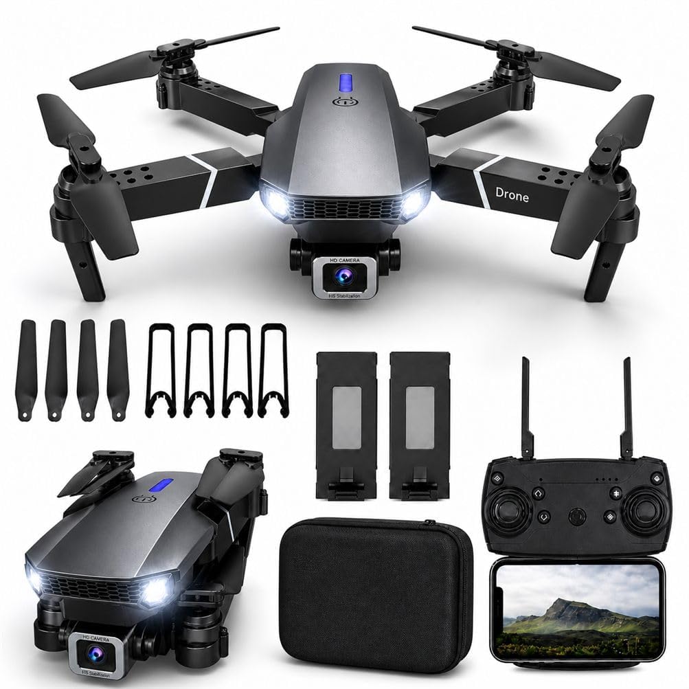 DrOnE WiTh 4K CaMeRa fOlDaBlE 1080P Hd dRoNe wItH FpV LiVe vIdEo, SmArT GeStUrEs sElFiE, aLtItUdE HoLd, OnE KeY TaKe oFf/lAnDiNg, 3d fLiPs fOr kIdS AnD AdUlTs.-image-29