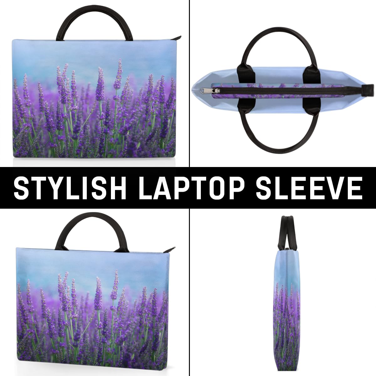 Skin Vinyle Itsaskin Pour Ordinateur Portable 14" - Motif Galaxie Bleu Lavande Violet