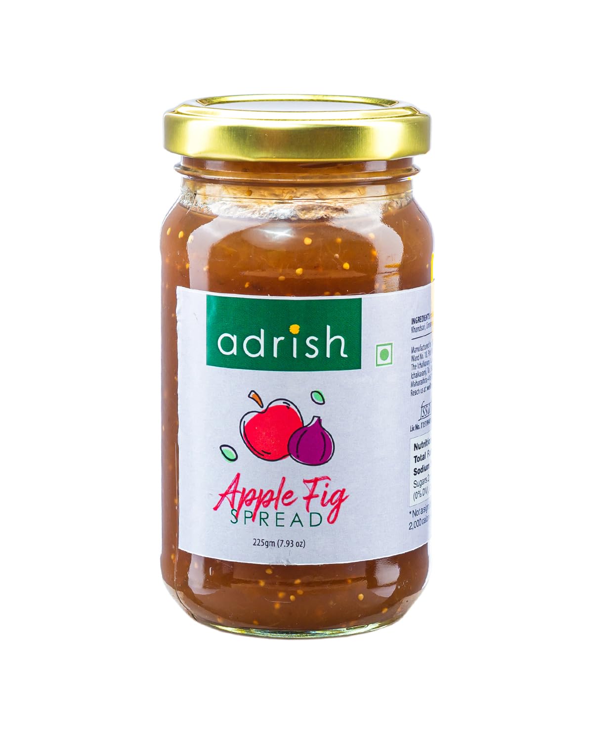 Adrish Zerowaste Organic Apple -Fig Spread 225gm-picture-23