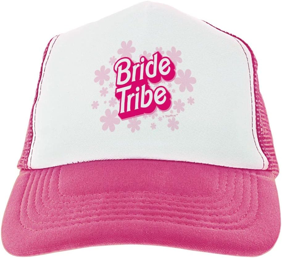 Retro Doll Style Bride Bridesmaid Bride Tribe Bachelorette Party Trucker Hat
