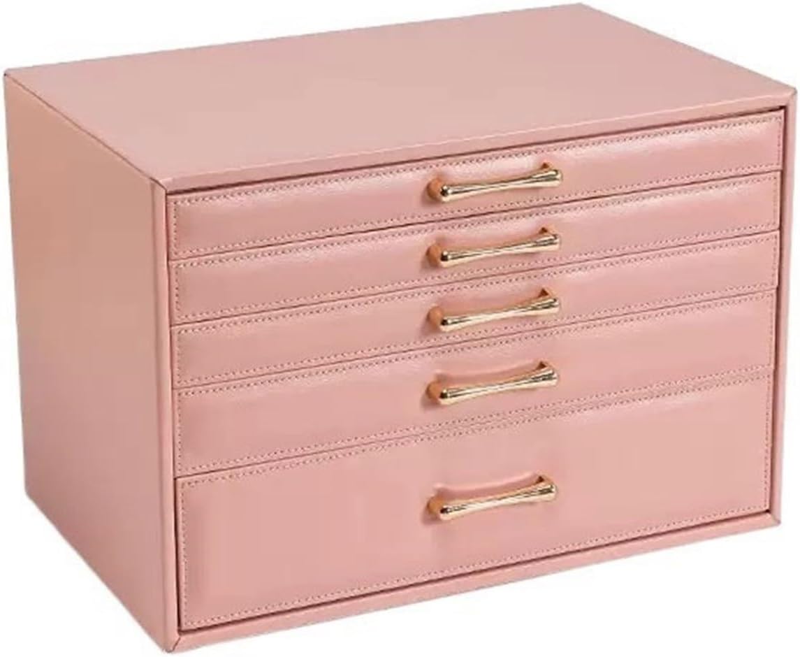 Jewelry Box Organizer Jewelry Box 2 Ring Watch Bracelet Storage Box Necklace Jewelry Large Capacity Jewelry Box Jewelry Organizer Small (B S)