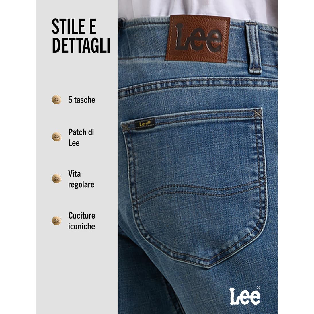 Lee - Straight Fit MVP, Jeans Uomo
