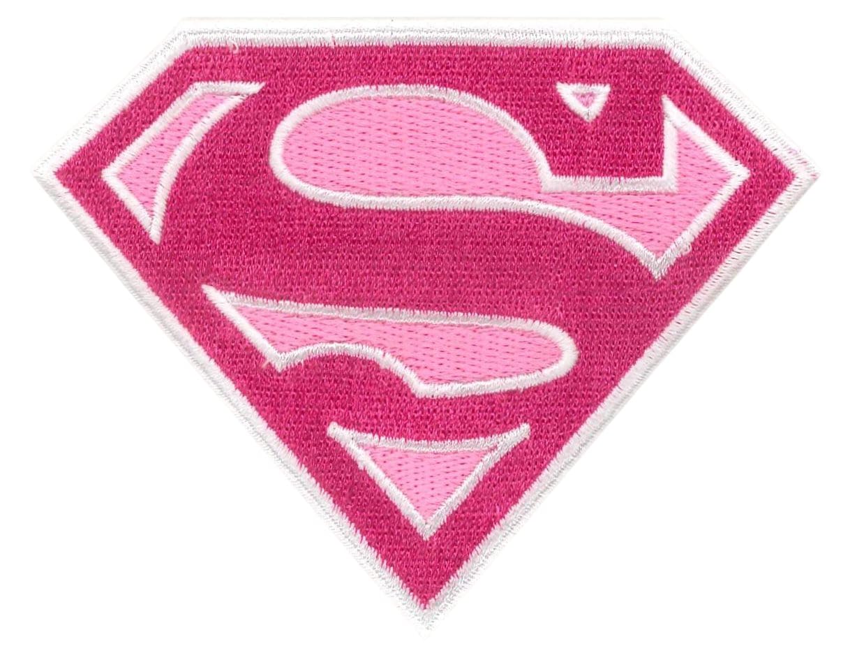 C&D Visionary Pink Supergirl Logo Patch