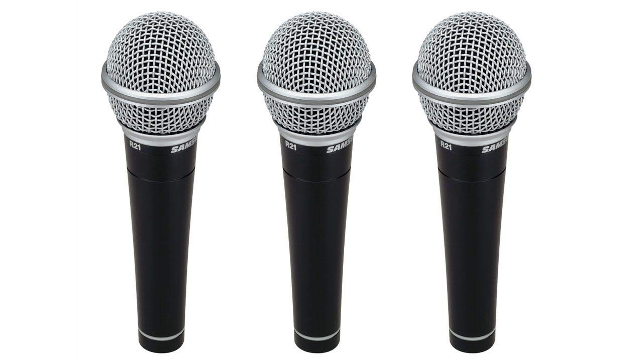 Samson R21S 3 Pack - Maleta 3 micrófonos R21
