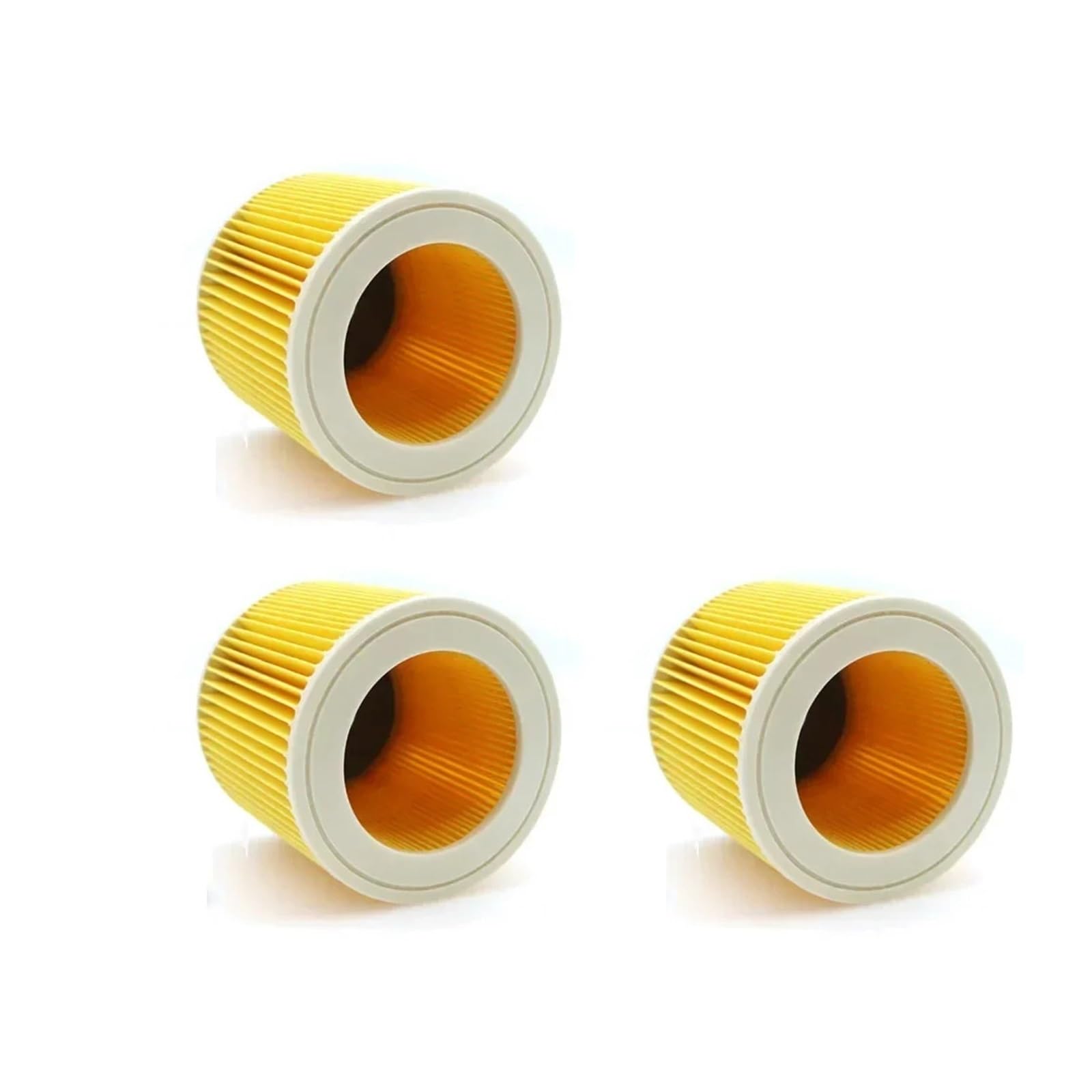 Kvcccss Set2 Suitable ，Compatible For Karcher， Vacuum Cleaner Accessories Filter Element Air Filter Wd2250 Wd3.200 Mv2 Mv3 Wd3 Karcher Filter Accessories(Set2)
