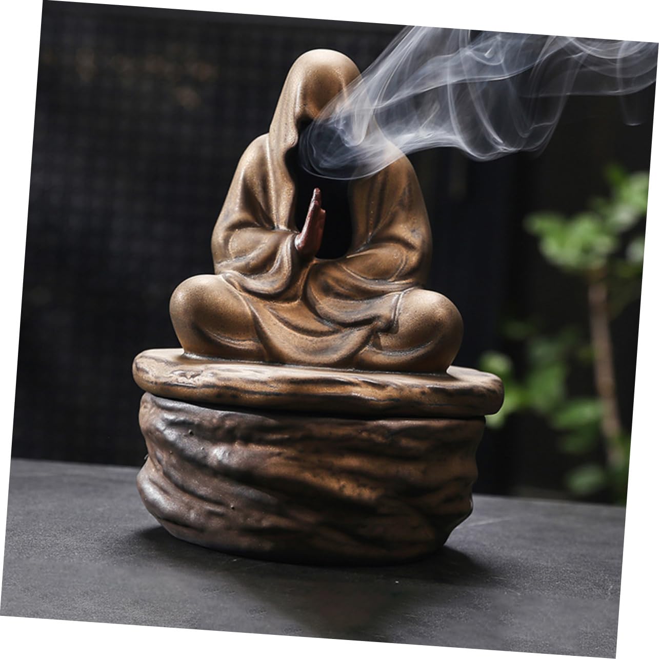 Soporte De Incienso De Cerámica Sin Humo Portátil y Ligero para Decoración De Hogar y Espacios Zen Quemador De Incienso para Mesa y Oficina
