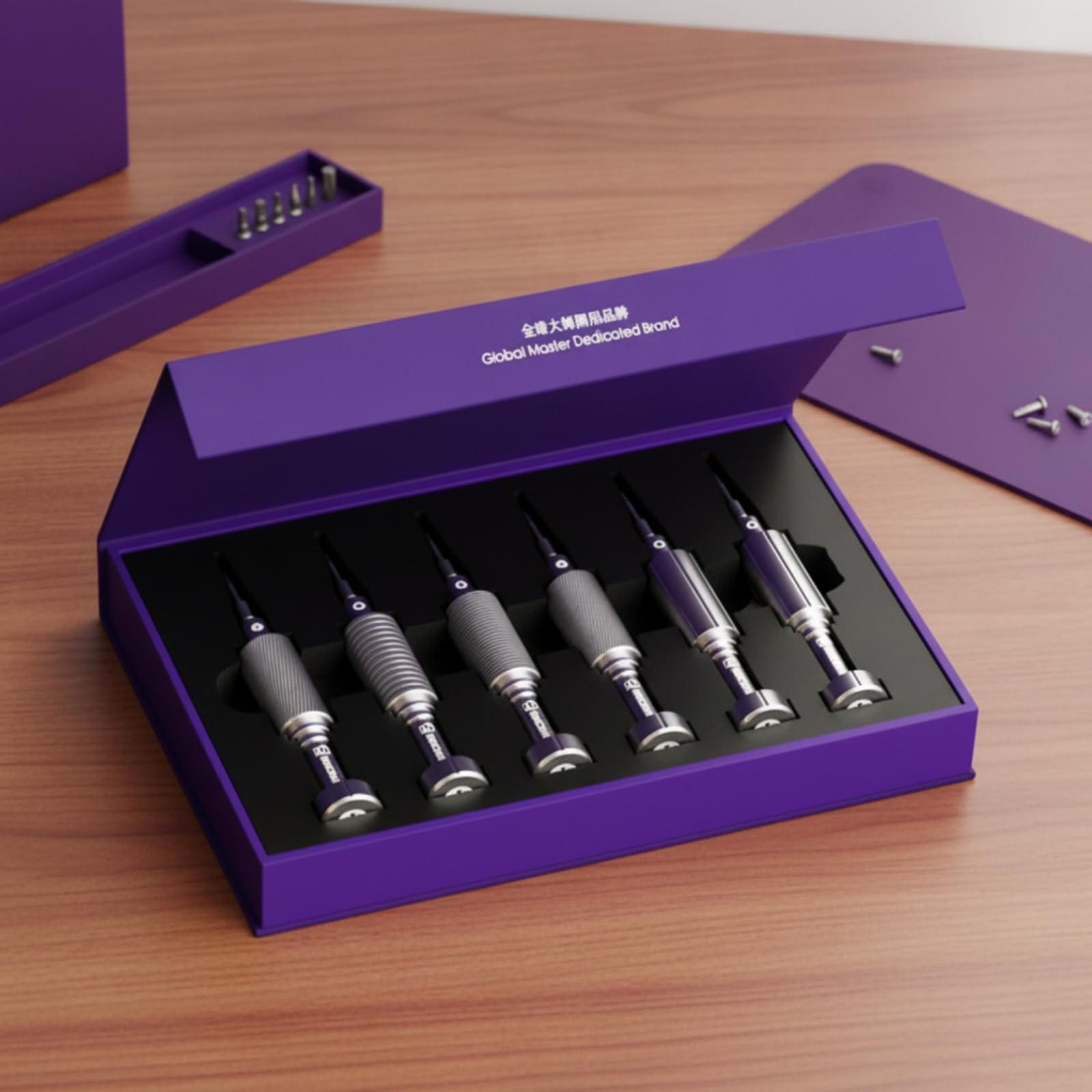 6 Pezzi Set di Cacciaviti di Precisione Antiscivolo Mini Set Cacciaviti Professionale Utensili per Tecnici